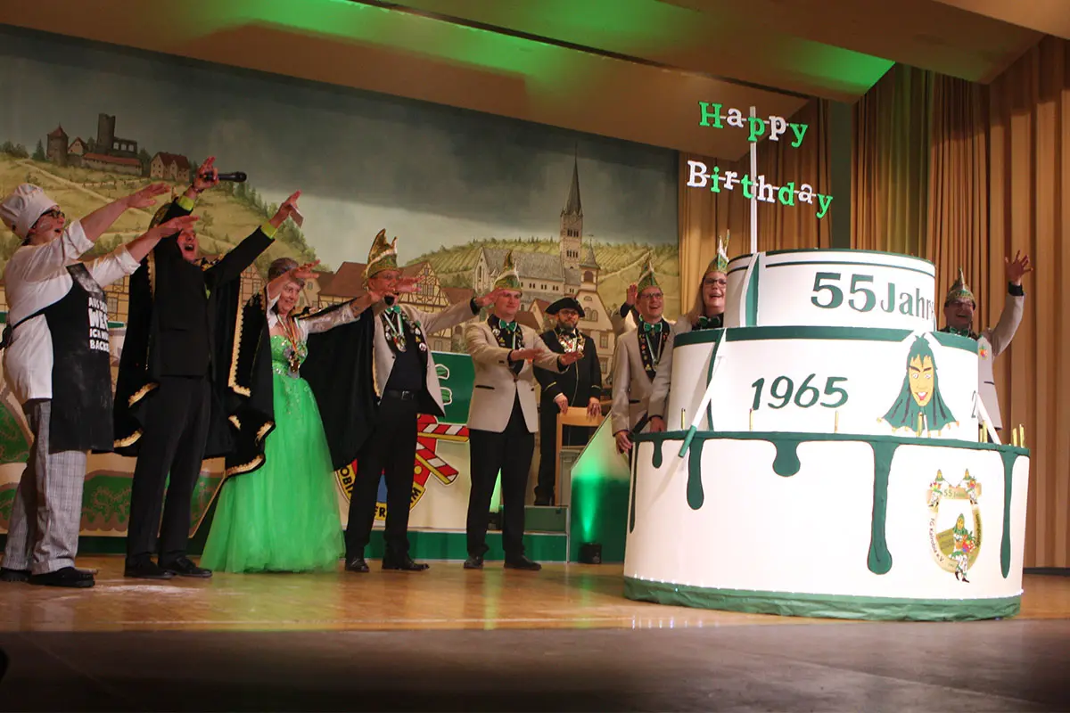 Auftritt bei der Prunksitzung